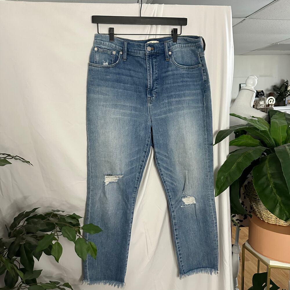 Madewell The Perfect Vintage Distressed Skinny Jeans Size 31